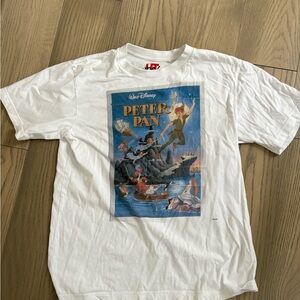 Uniqlo White Peter Pan Graphic Tee